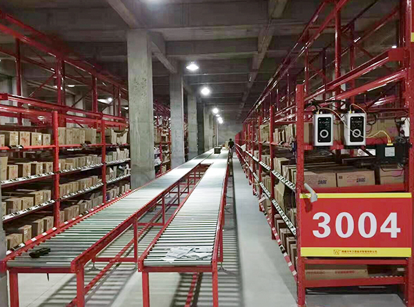 配送中心重型貨架+輸送線(xiàn)：速度為先，效率至上